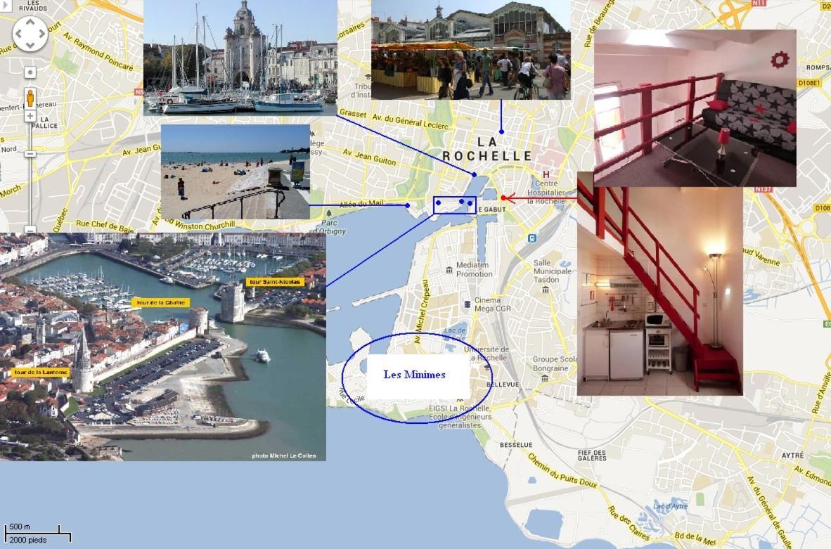 Sea Sun Cocoon Leilighet La Rochelle  Eksteriør bilde
